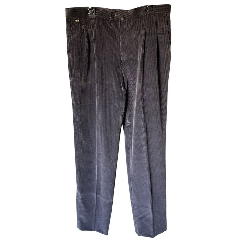 Lacoste Chocolate Brown Corduroy Size 42 Dress Pants New Quiet Luxury